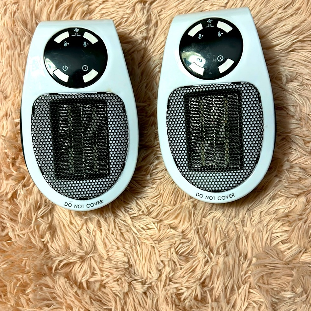 Portable Space Heaters.  2 Heaters
